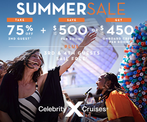 Celebrity Summer Sale - Special cruise offer
